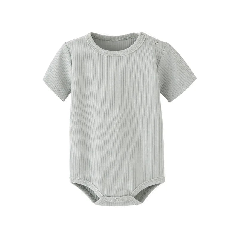 Soft Cotton Baby Bodysuit – Short Sleeve Romper