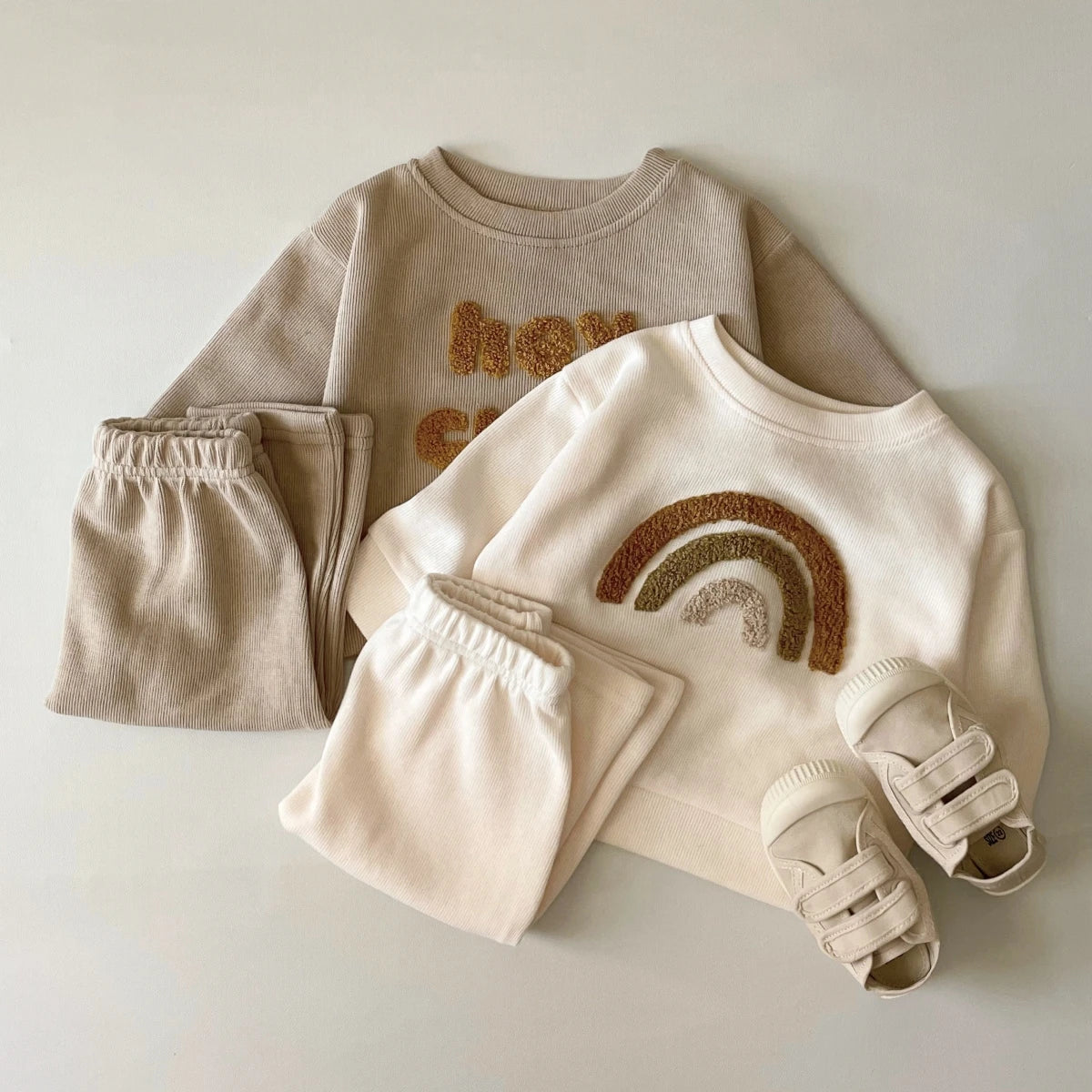 SnuggleSprout Set – Comfy Baby Top & Pants for Boys & Girls