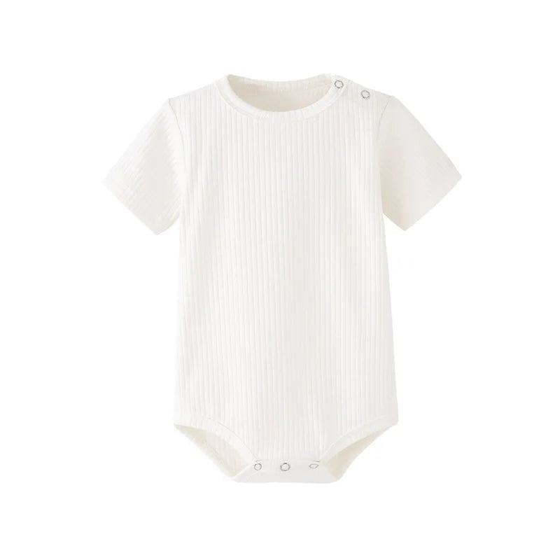 Soft Cotton Baby Bodysuit – Short Sleeve Romper