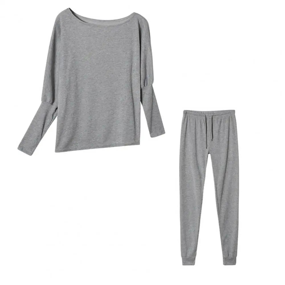 Chill Outfit for Mommys - 2-Piece Autumn Tracksuit – Slim Fit Top & Trousers Set