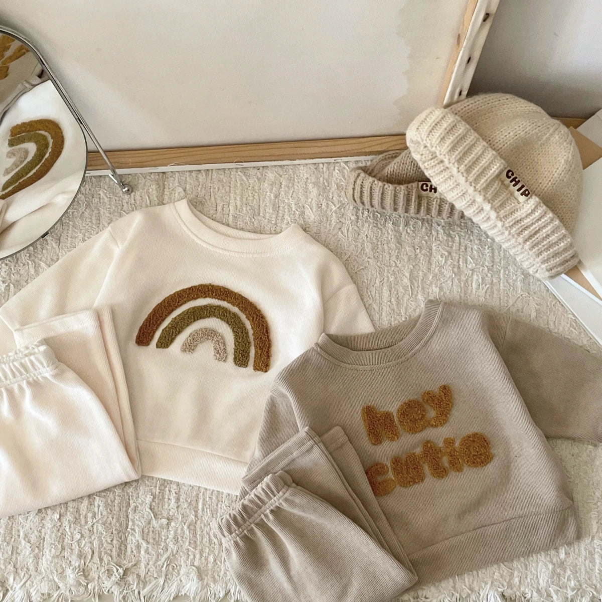 SnuggleSprout Set – Comfy Baby Top & Pants for Boys & Girls