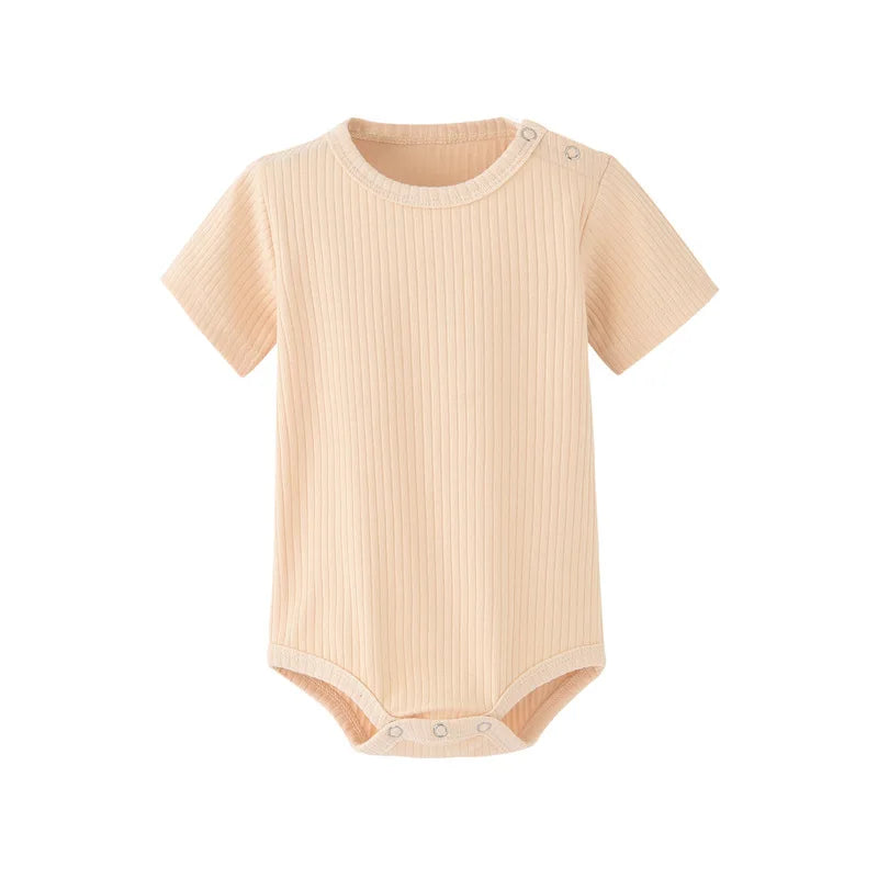 Soft Cotton Baby Bodysuit – Short Sleeve Romper