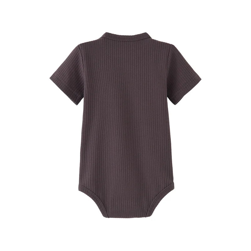 Soft Cotton Baby Bodysuit – Short Sleeve Romper