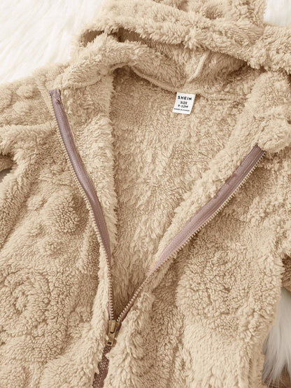 Adorable Baby Teddy Bear Onesie – Beige