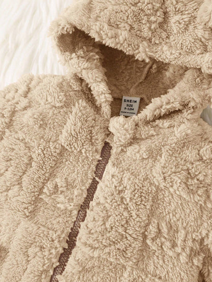 Adorable Baby Teddy Bear Onesie – Beige