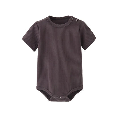 Soft Cotton Baby Bodysuit – Short Sleeve Romper